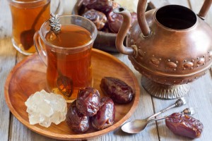 Arabic tea and dates